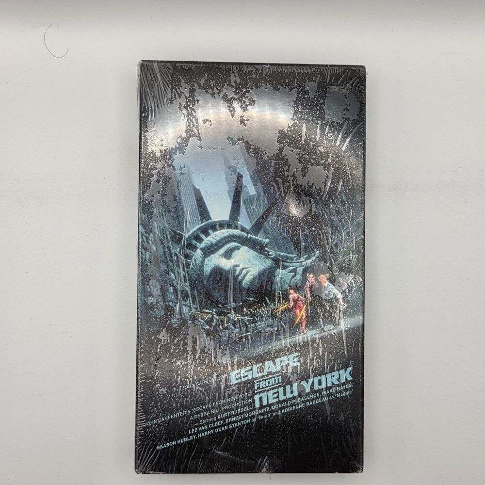 Escape from New York VHS Sealed - Rated R